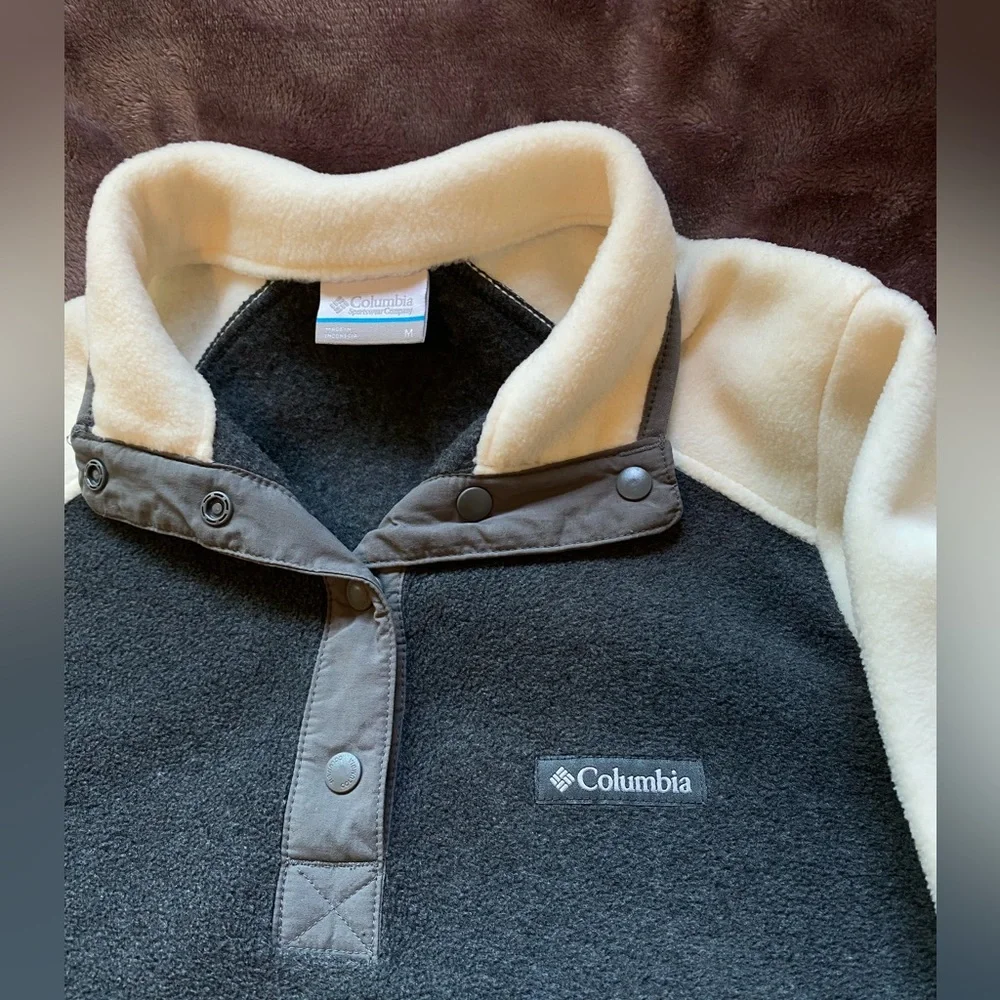 Women’s size M Columbia Benton Springs Half-Snap Fleece Jacket - Picture 4 of 6